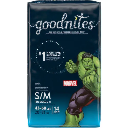 Goodnites Nighttime Underwear