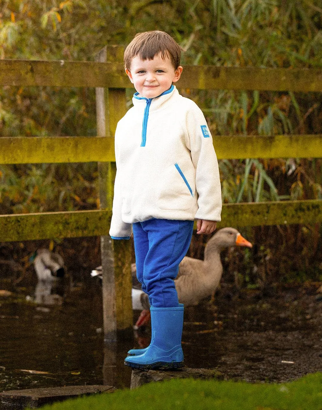 Gym Coffee Kids Polar Fleece - Cloud White