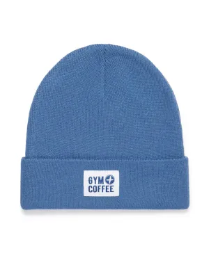 Gym Coffee Knit Beanie - True Blue