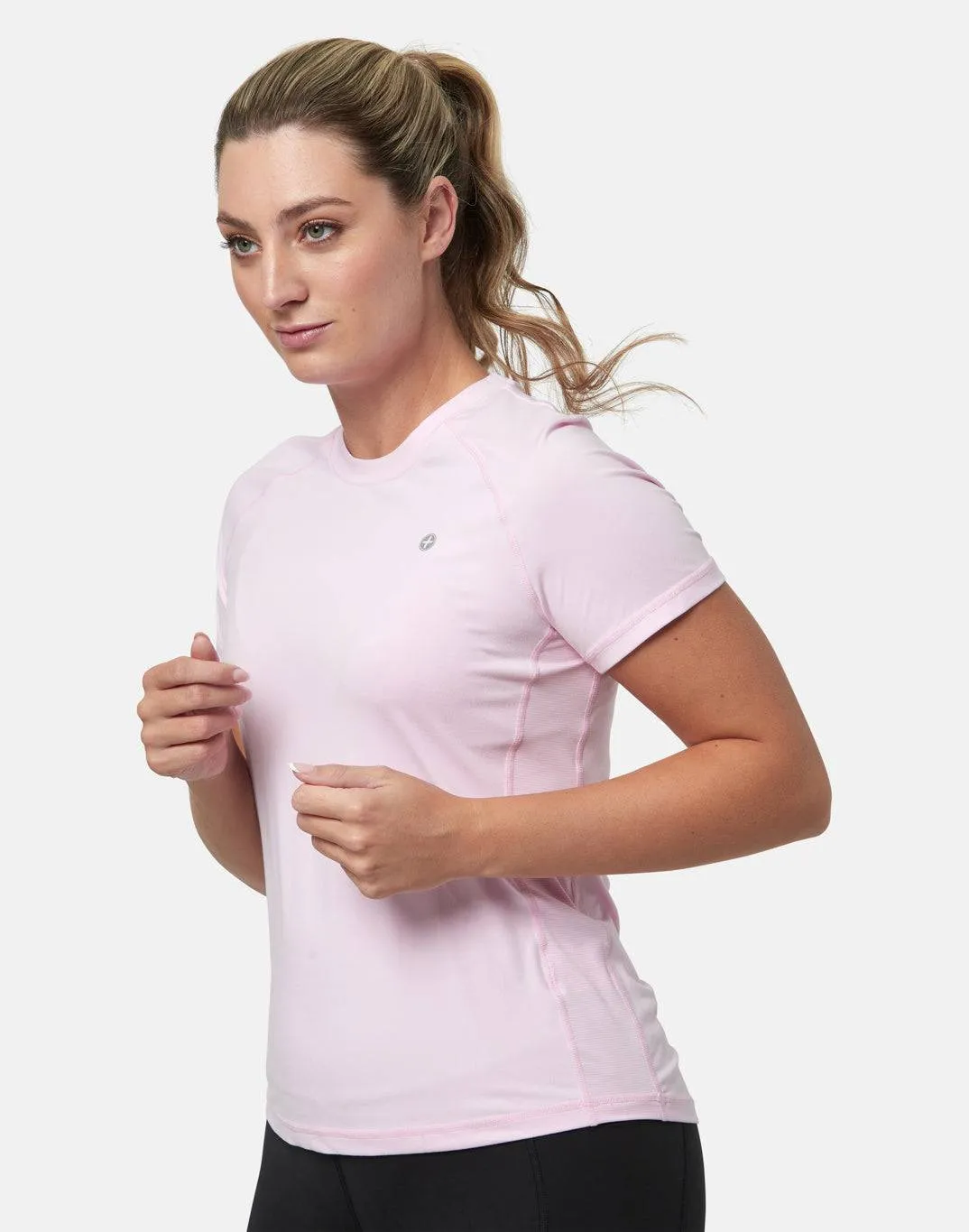 Gym Coffee Relentless Tee (Womens) - Baby Pink