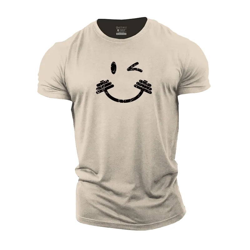 Gym Smile Cotton T-Shirt