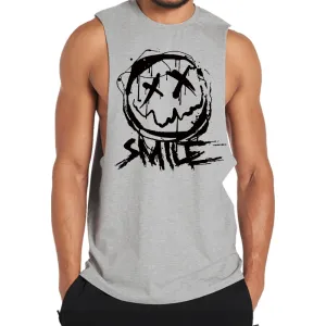 Happy Face Graphic Tank Top