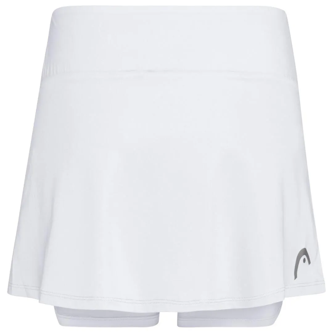 HEAD Womens Club Basic Badminton Skort - White