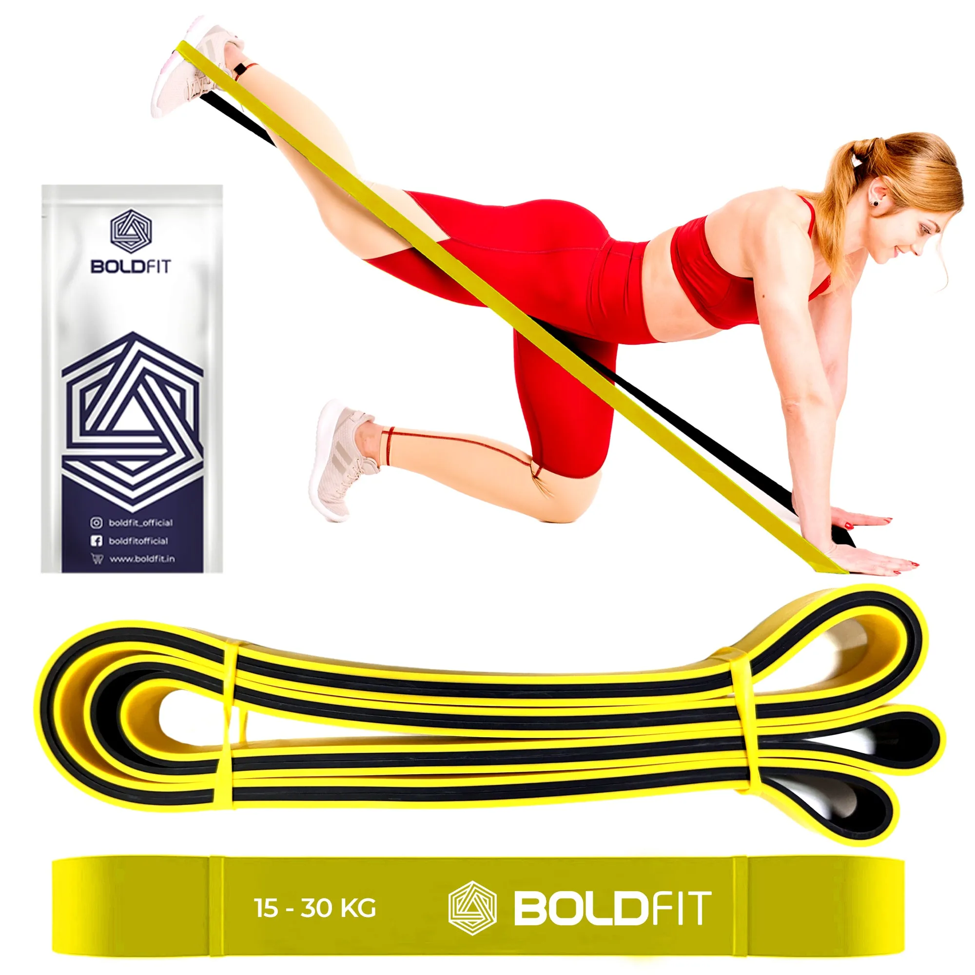 Heavy Resistance Bands - Dual Colour