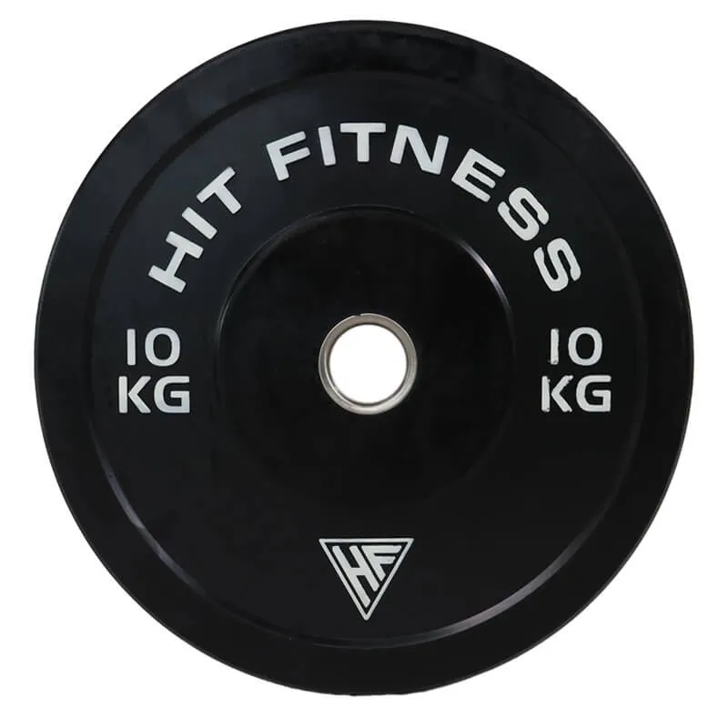 Hit Fitness 5kg & 10kg Black Bumper Plates | Bundle