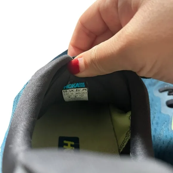 Hoka One One Arahi 6 Running‎ Shoes Sneakers Men's 10.5D Teal/Blue Gym Active✅