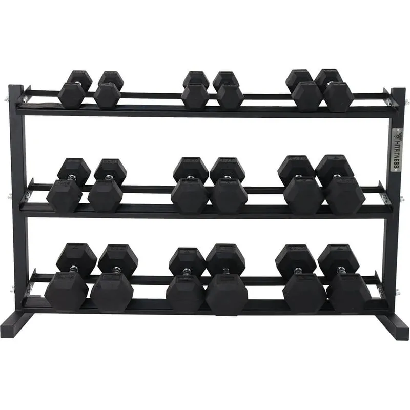 Home Gym Hex Dumbbells Pack - 5kg to 25kg