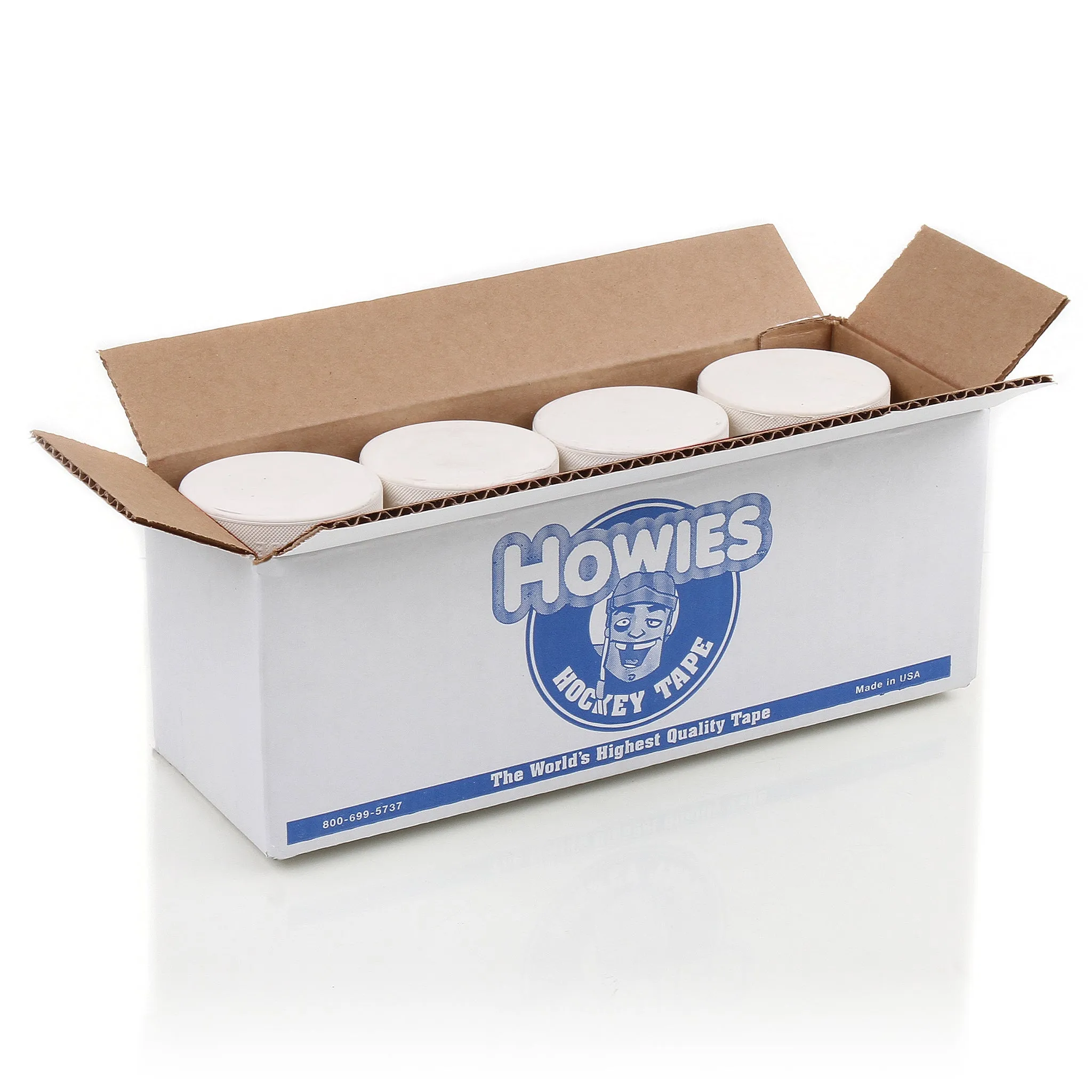 Howies White Training Hockey Pucks