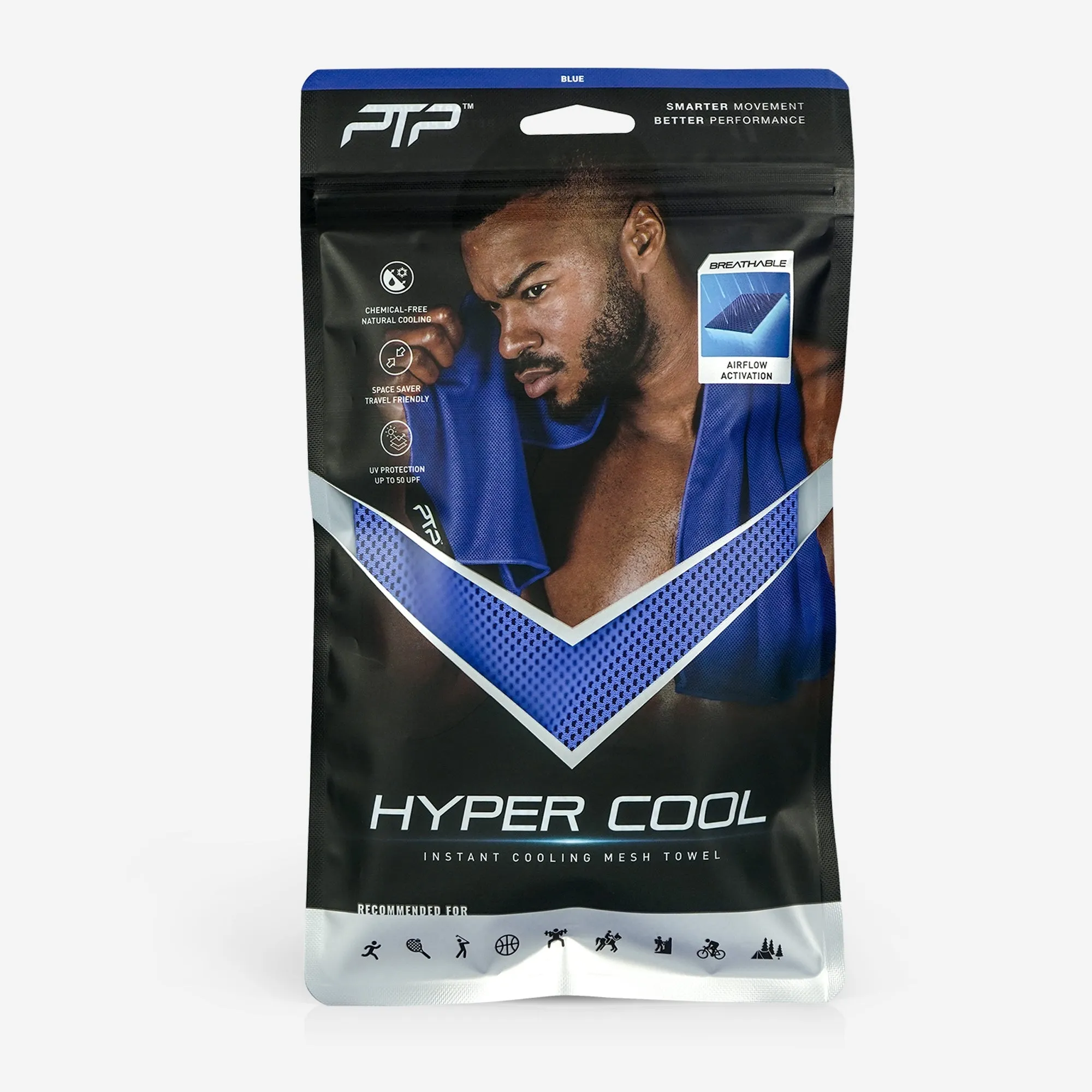 HYPER COOL TOWEL BLUE REGULAR