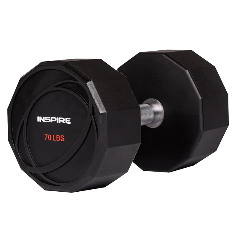 INSPIRE 25LB URETHANE DUMBBELL