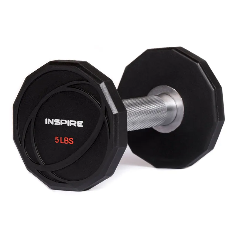 INSPIRE 25LB URETHANE DUMBBELL