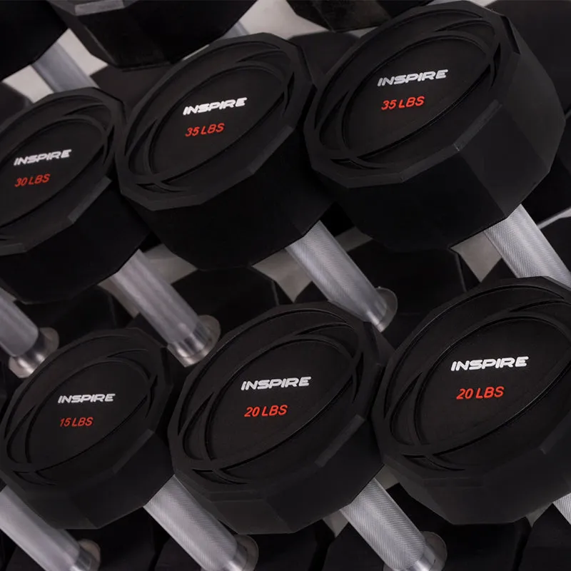INSPIRE 25LB URETHANE DUMBBELL