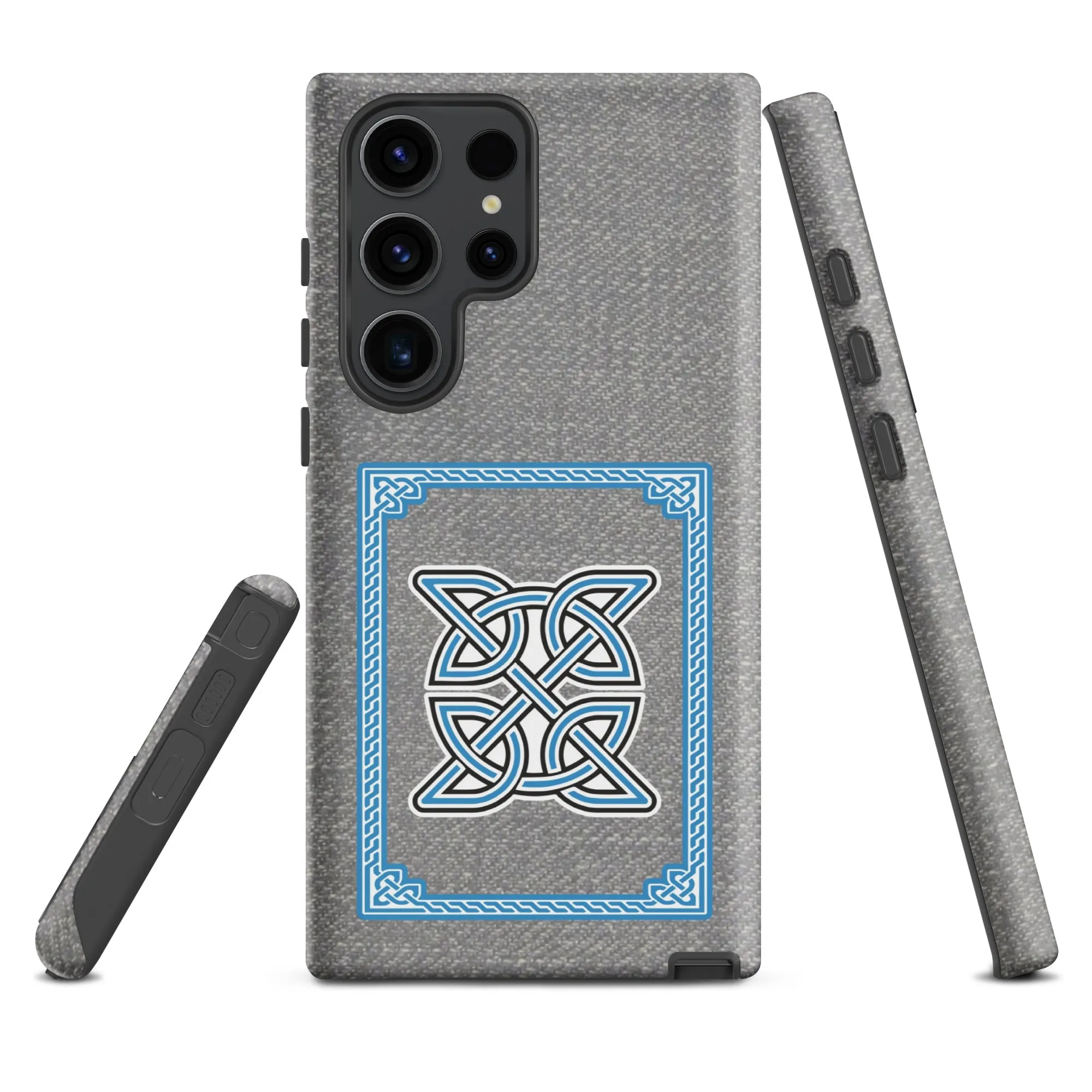 Irish Celtic Cross Religious Symbol Amulet Quaternary Celtic Knot Tough case for Samsung®
