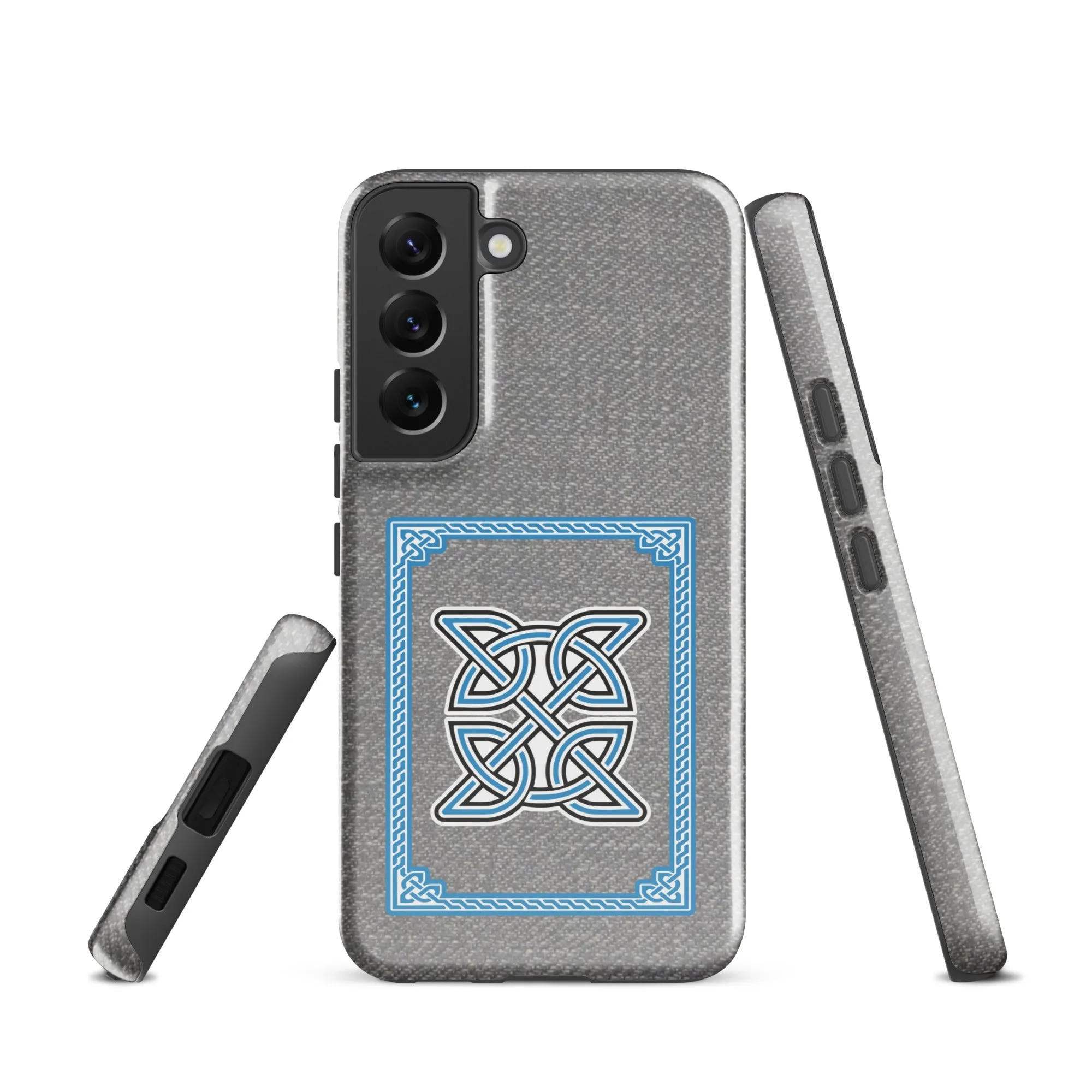 Irish Celtic Cross Religious Symbol Amulet Quaternary Celtic Knot Tough case for Samsung®