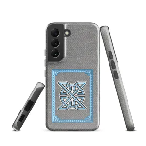 Irish Celtic Cross Religious Symbol Amulet Quaternary Celtic Knot Tough case for Samsung®