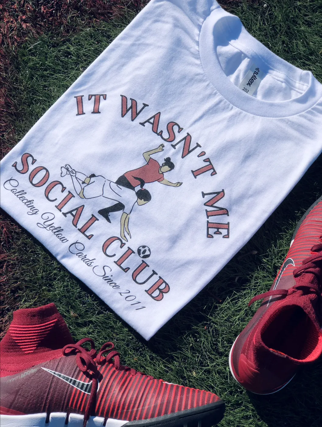 It Wasn't Me Social Club Adult T-Shirt