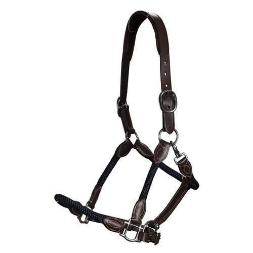 J&L Leather and Rope Halter (SRP3485)