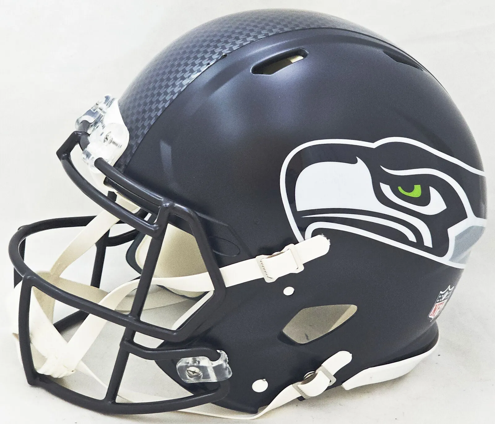 KAM CHANCELLOR AUTOGRAPHED SEAHAWKS BLUE FULL SIZE AUTHENTIC HELMET MCS 220822