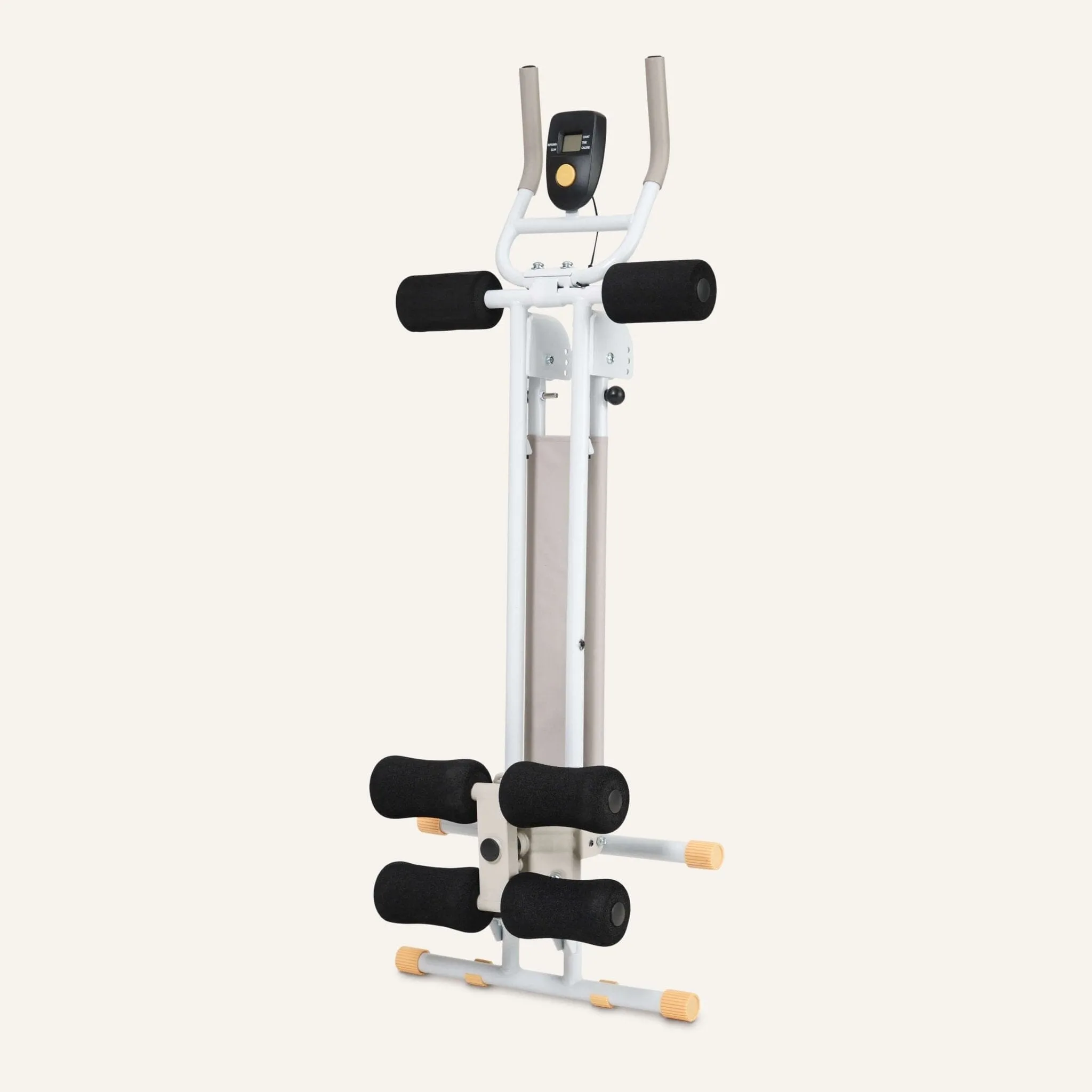 Klappbarer Bauchtrainer mit flexibler Knieauflage & 3-fach Steigungswinkel