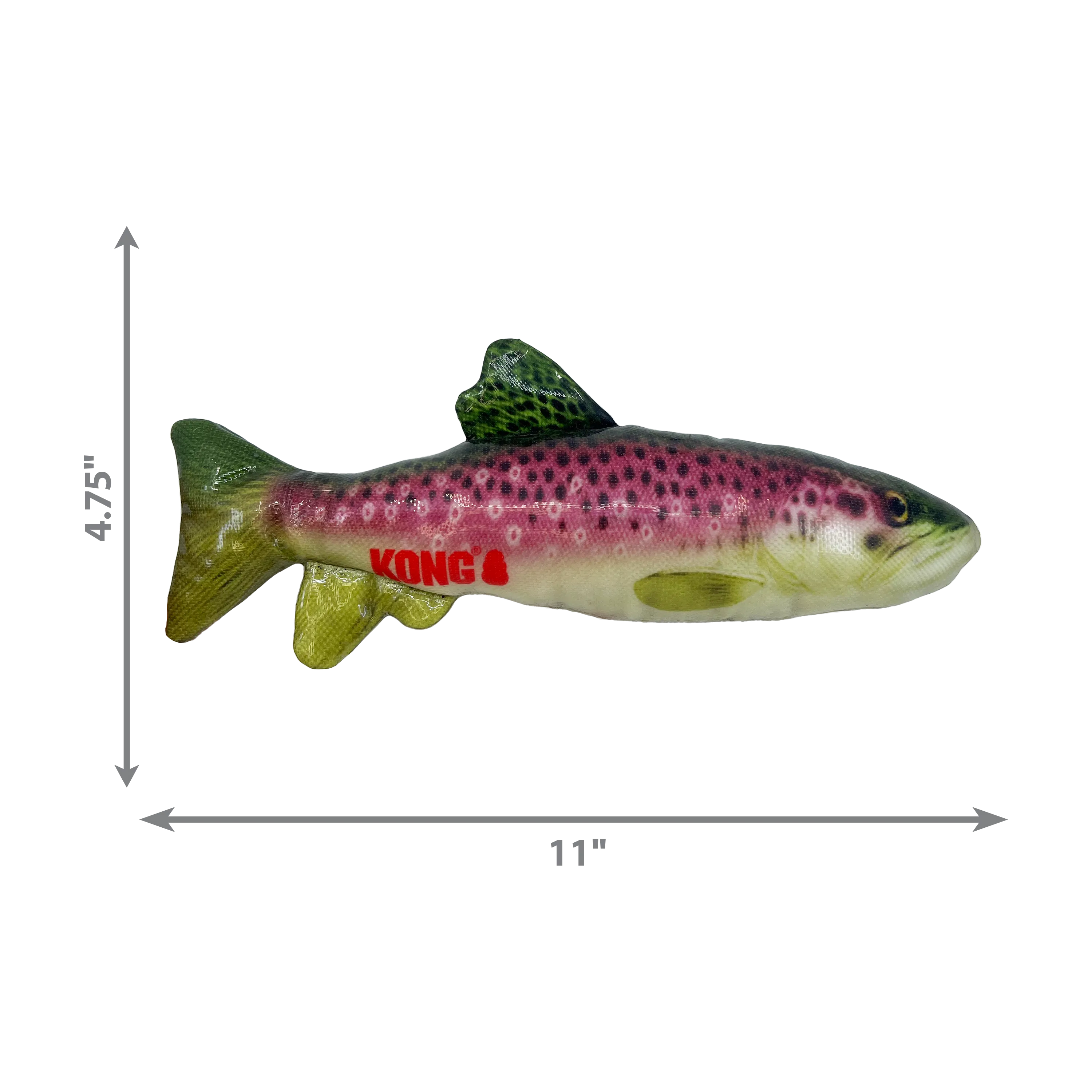 Kong Wild Shieldz Trout Fetch Dog Toy