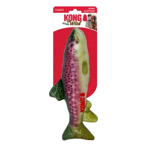 Kong Wild Shieldz Trout Fetch Dog Toy