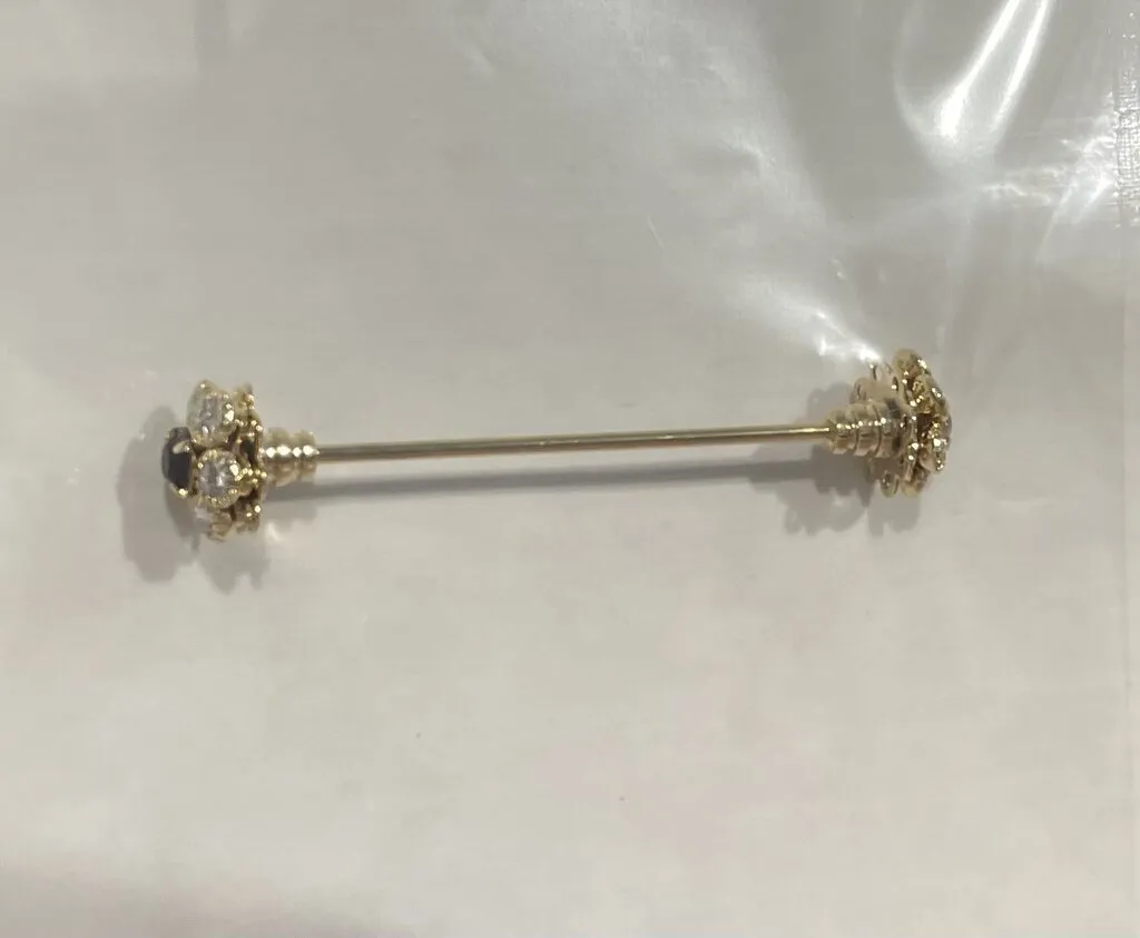 Large Bling Tie Bars