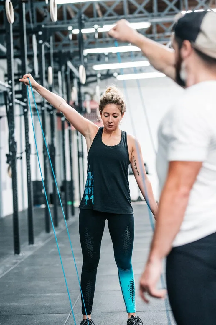 Élastique de musculation - training band 5 kg bleu