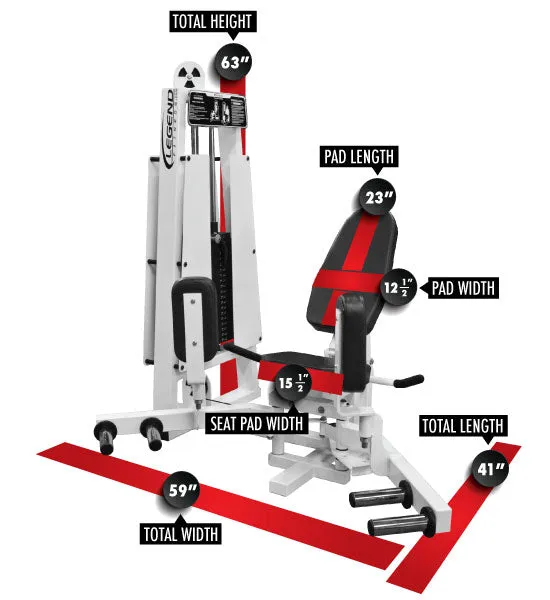 LEGEND FITNESS INNER - OUTER THIGH COMBO - 964
