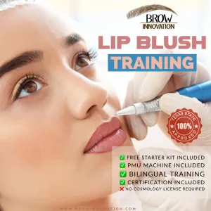 Lip Blush certification (1 day course plus 3 months one on one support)