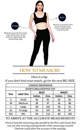 Longies Women Regular Fit Sports Bra (LGSBPO3001_XXLarge_Beige,Black,Blue)