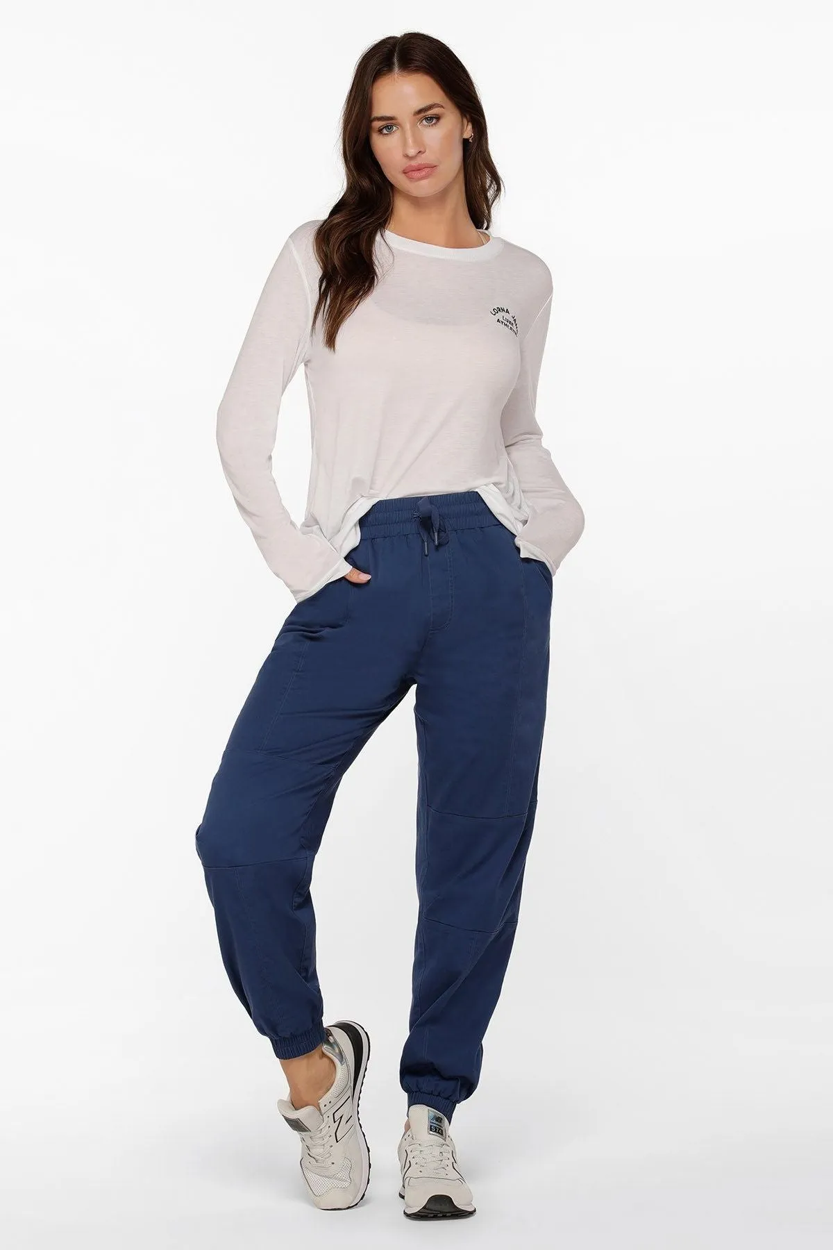 Lotus Long Sleeve Top | White