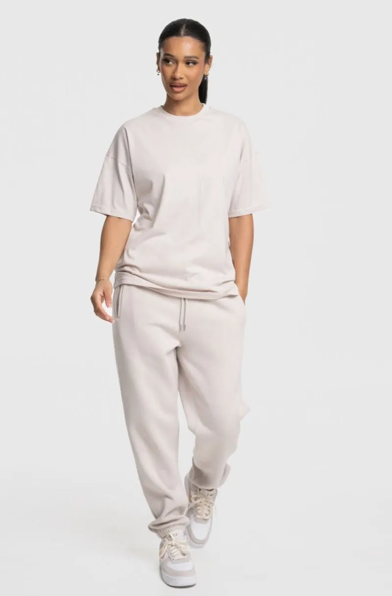 LOUNGE JOGGER - OFF WHITE