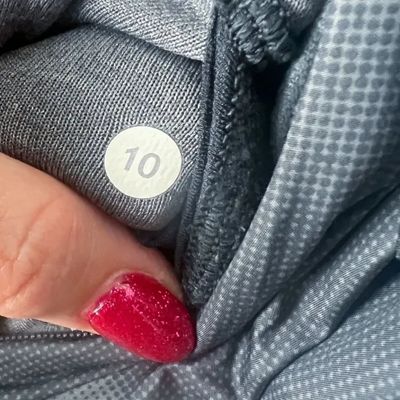 Lululemon Snug Sprinter Jacket, Heathered Slate / Dream Rose Slate Black 10