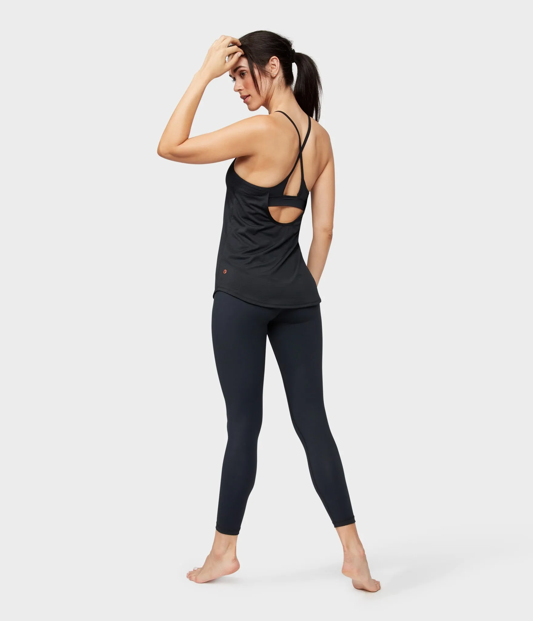 Manduka Apparel - Women's Breeze Support Cami - Black-2