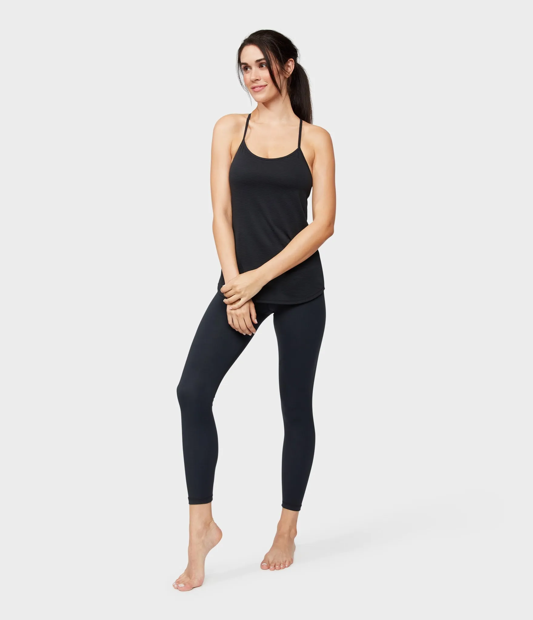 Manduka Apparel - Women's Breeze Support Cami - Black-2
