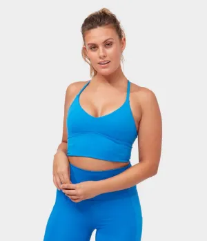 Manduka Apparel - Women's Essence Bra - Be Bold Blue