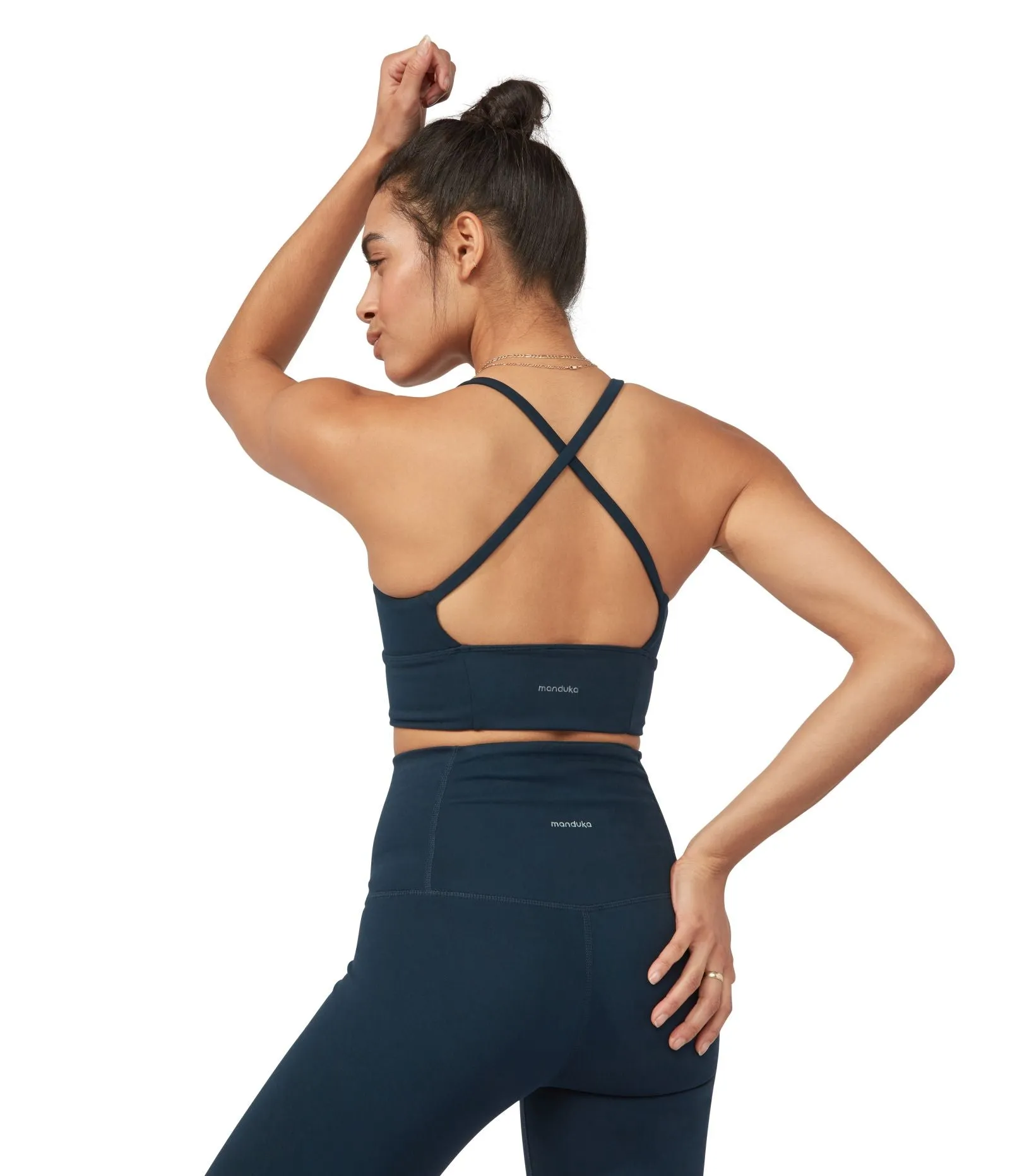 Manduka Apparel - Women's Essence Bra1 - Dark Sapphire
