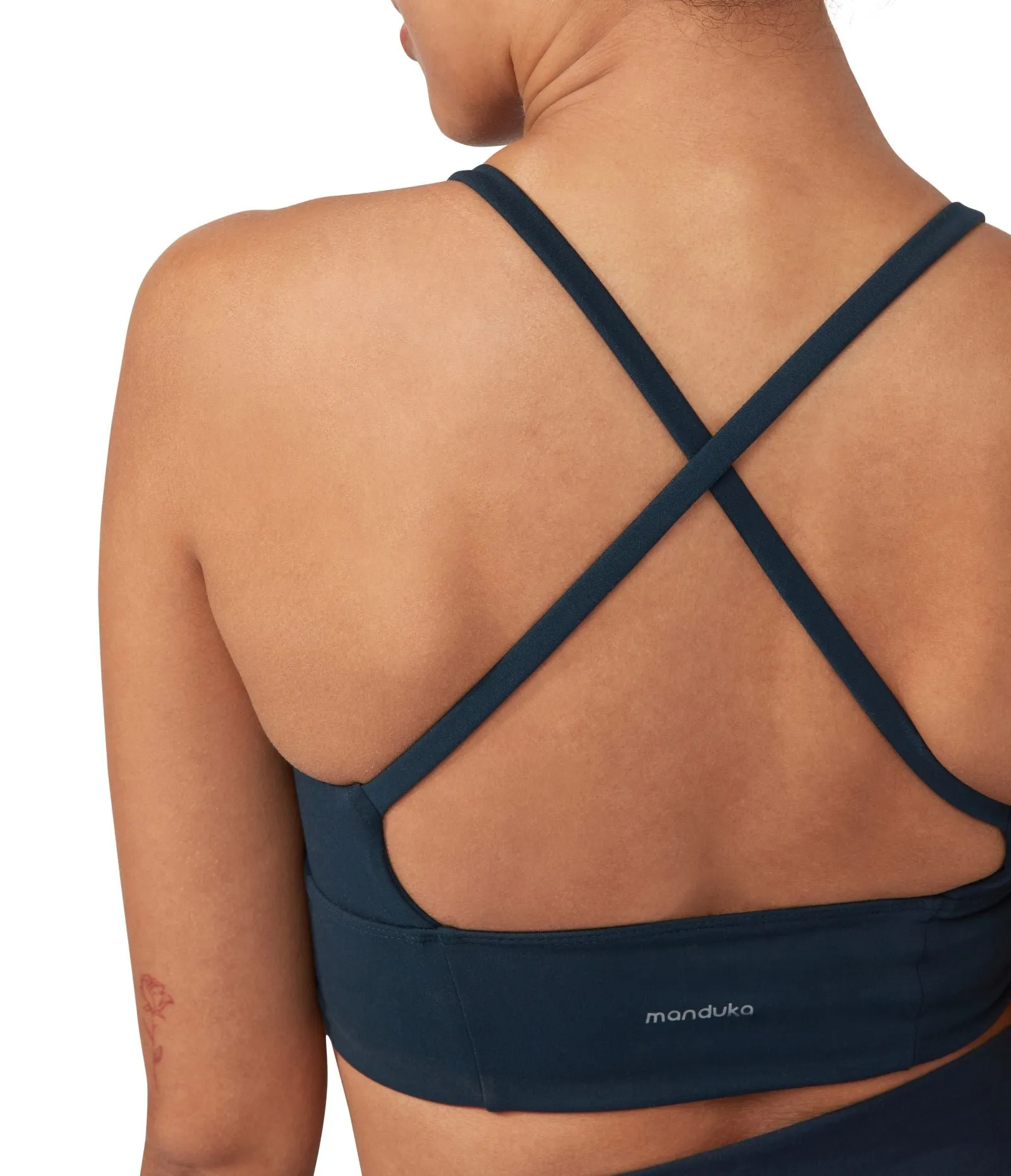Manduka Apparel - Women's Essence Bra1 - Dark Sapphire