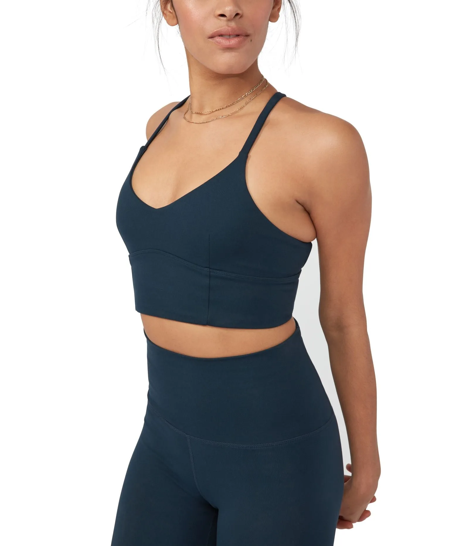 Manduka Apparel - Women's Essence Bra1 - Dark Sapphire