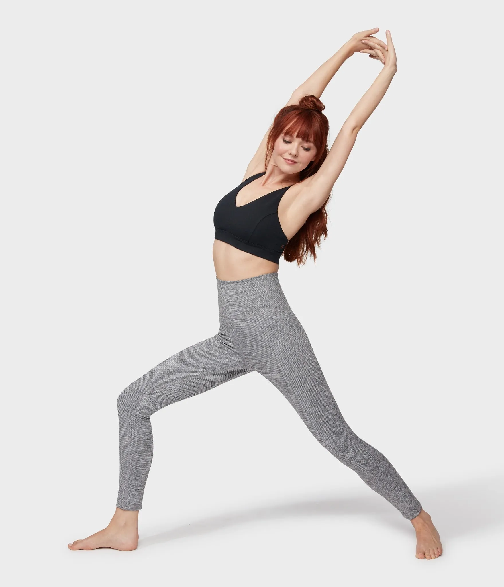 Manduka Apparel - Women's Essential Ankle Legging - Stone Melange-2