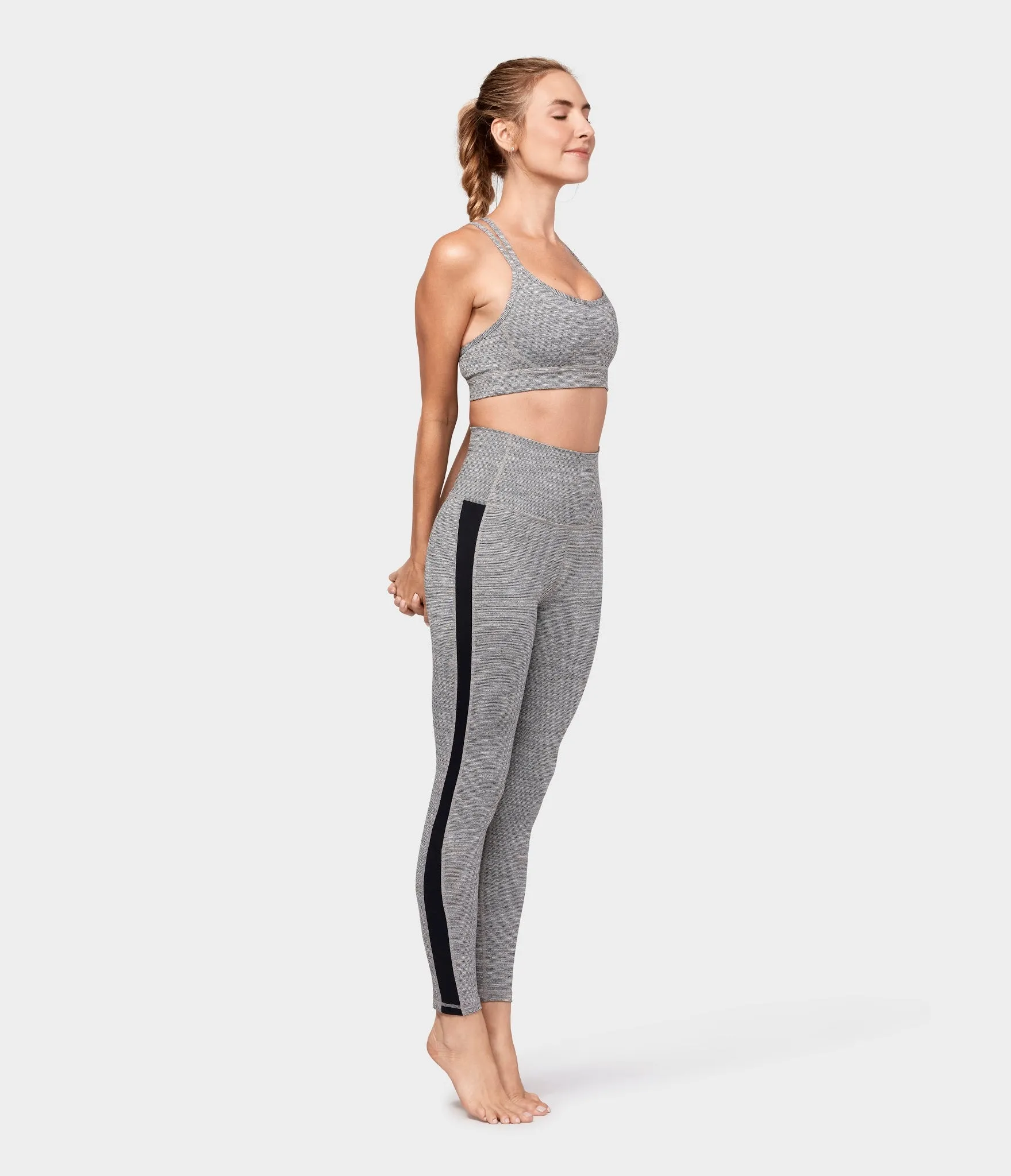Manduka Apparel - Women's Essential Ankle Legging - Stone Melange