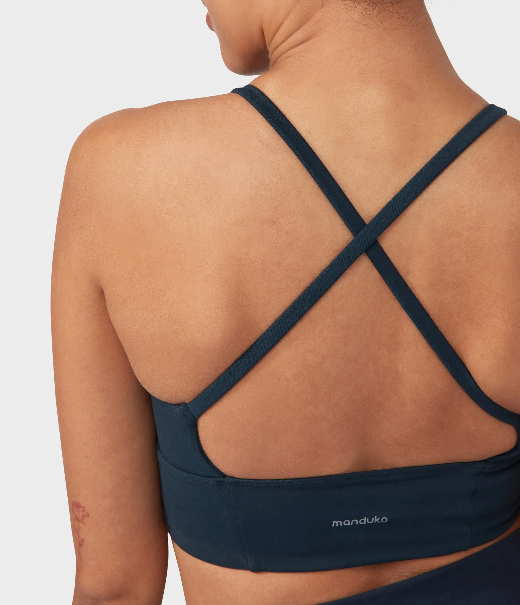 Manduka Apparel - Women's Performance Bra - Darted - Dark Sapphire