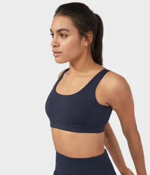 Manduka Apparel - Women's Presence Bra - Dark Sapphire