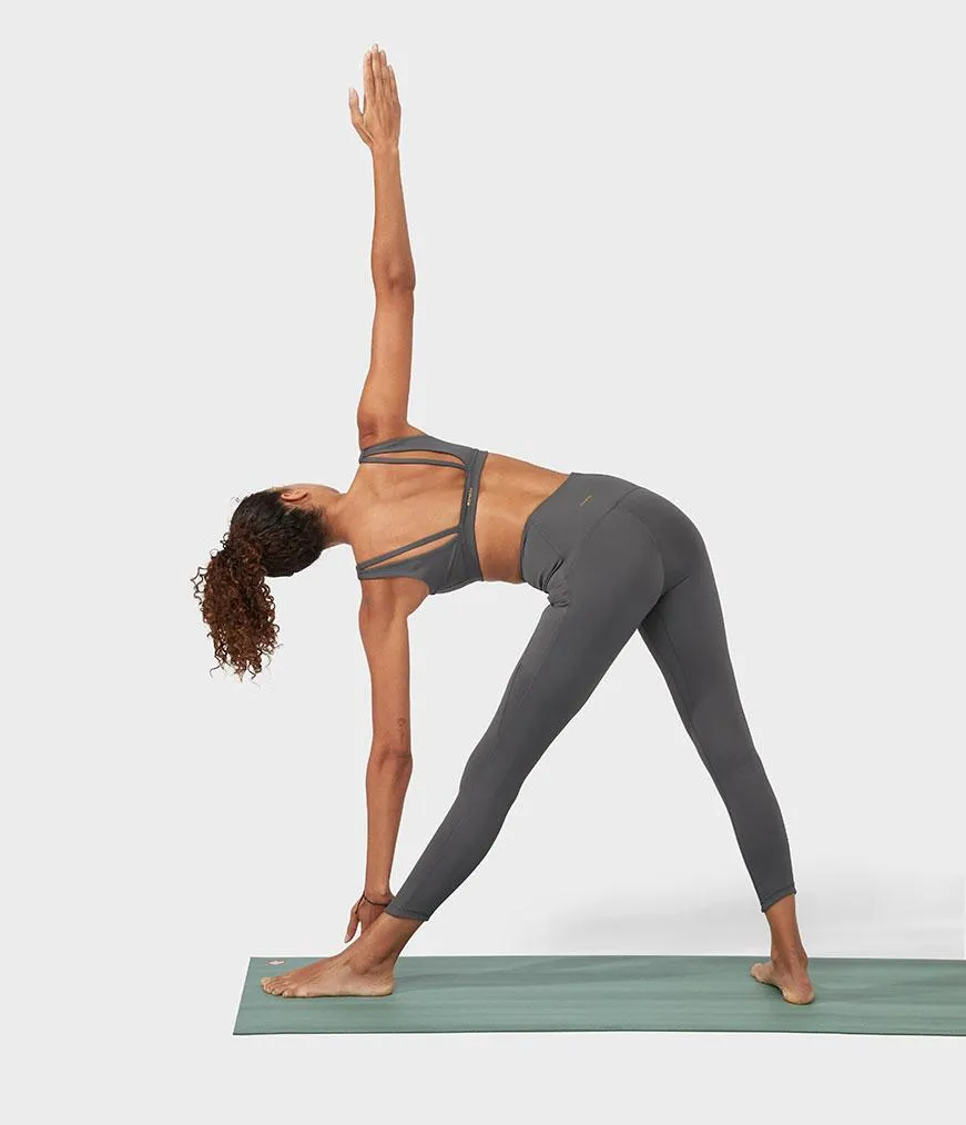 Manduka Apparel - Women's Presence Bra - New Grey