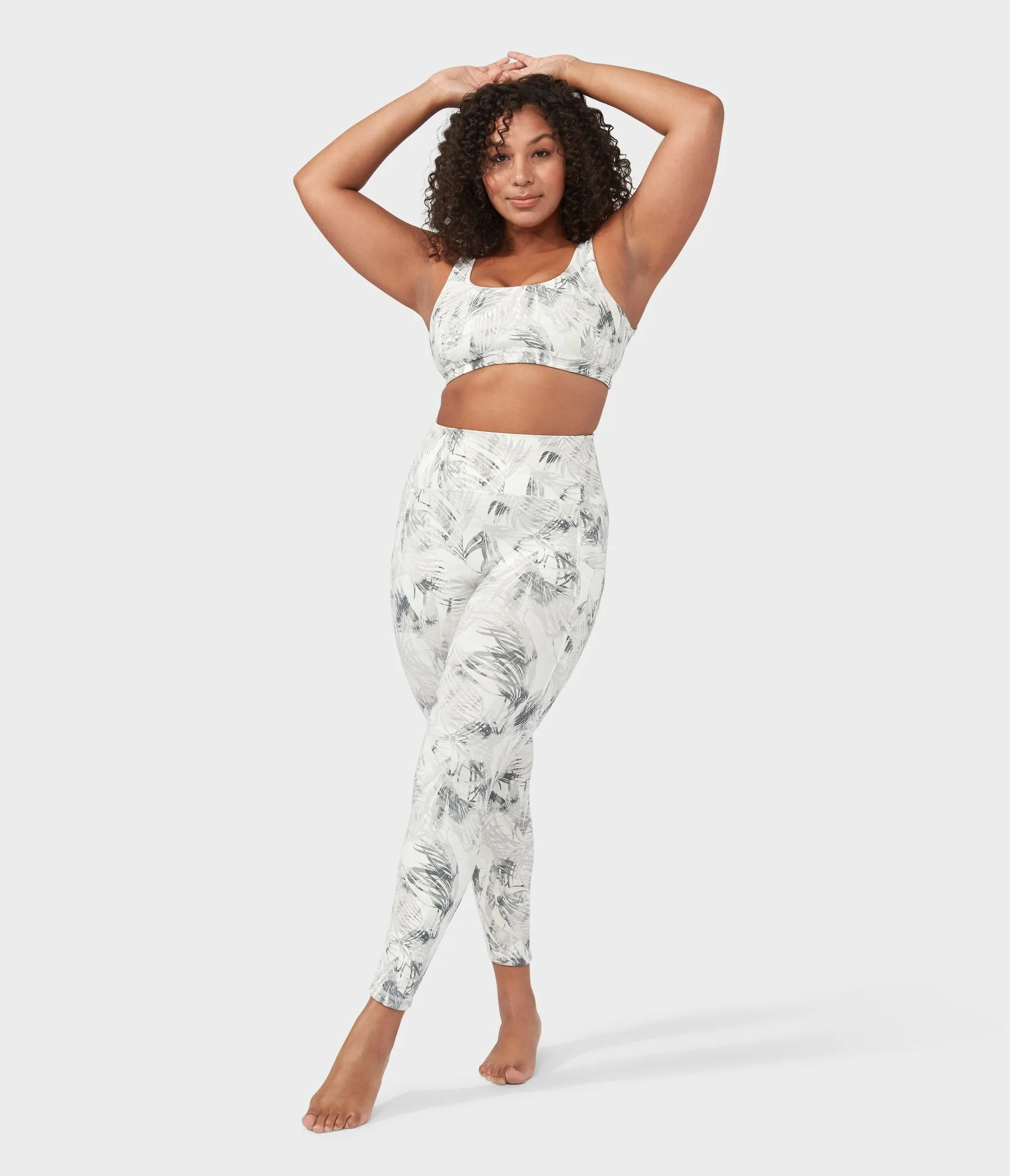 Manduka Apparel - Women's PRO Bra - Double Strap - Tropics - Grey