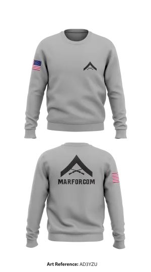 MARFORCOM Core Men's Crewneck Performance Sweatshirt - AD3YzU