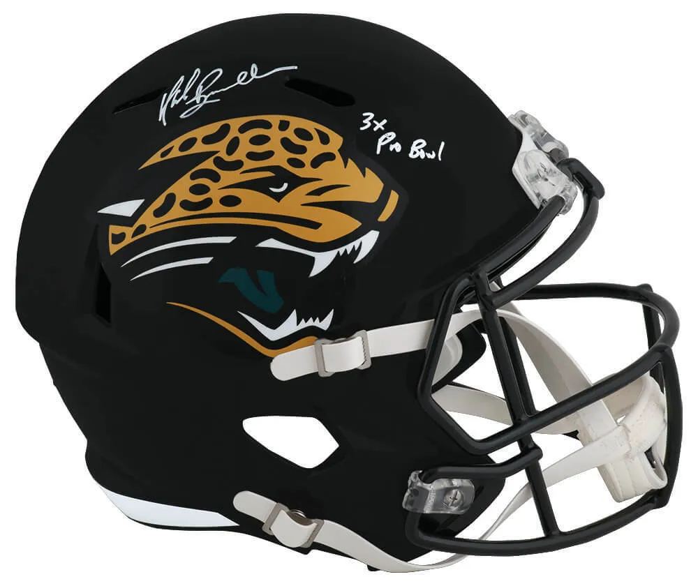Mark Brunell Signed Jaguars T/B Riddell Full Size Rep Helmet w/Pro Bowl (SS COA)