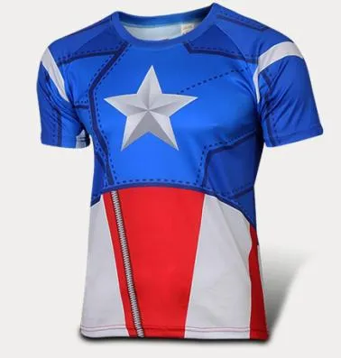Men fitness t shirt round neck print 21 styles