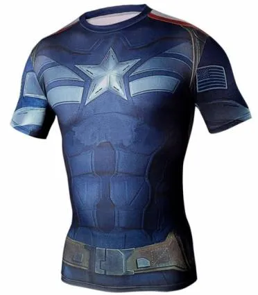 Men fitness t shirt round neck print 21 styles