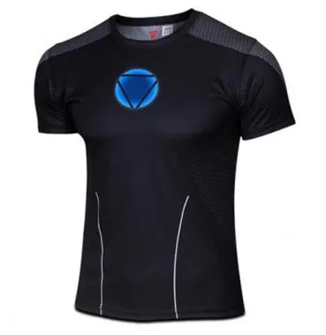 Men fitness t shirt round neck print 21 styles